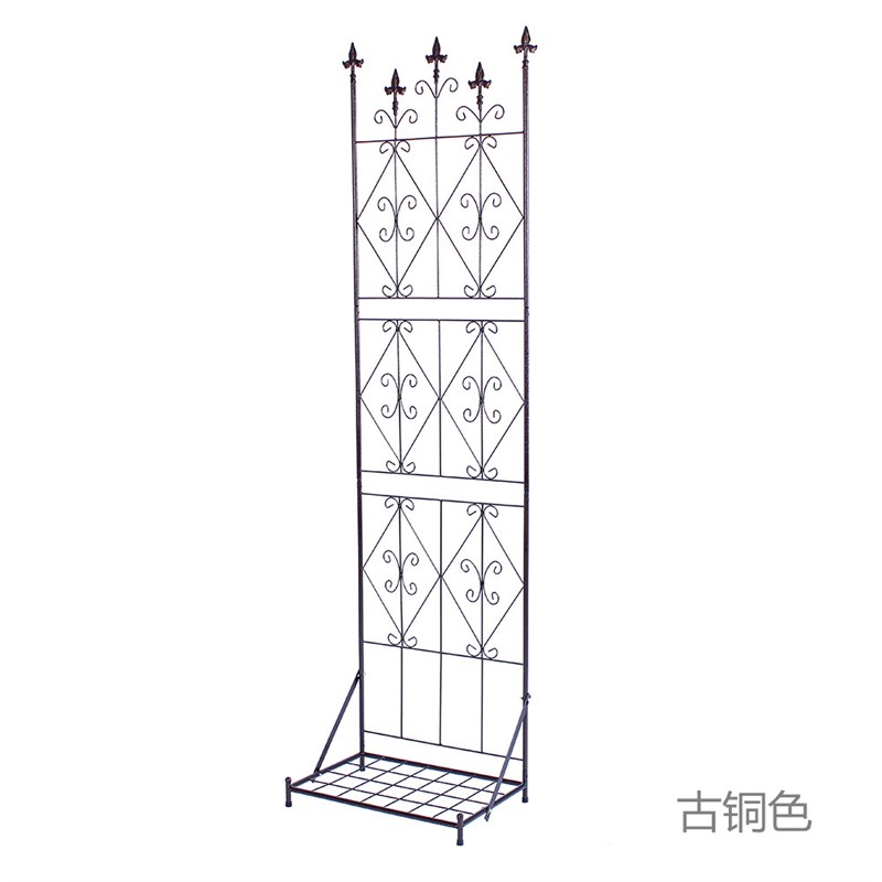 带底座阳台落地欧式屏风架室内庭院铁线莲花幕爬藤架园艺花架包邮