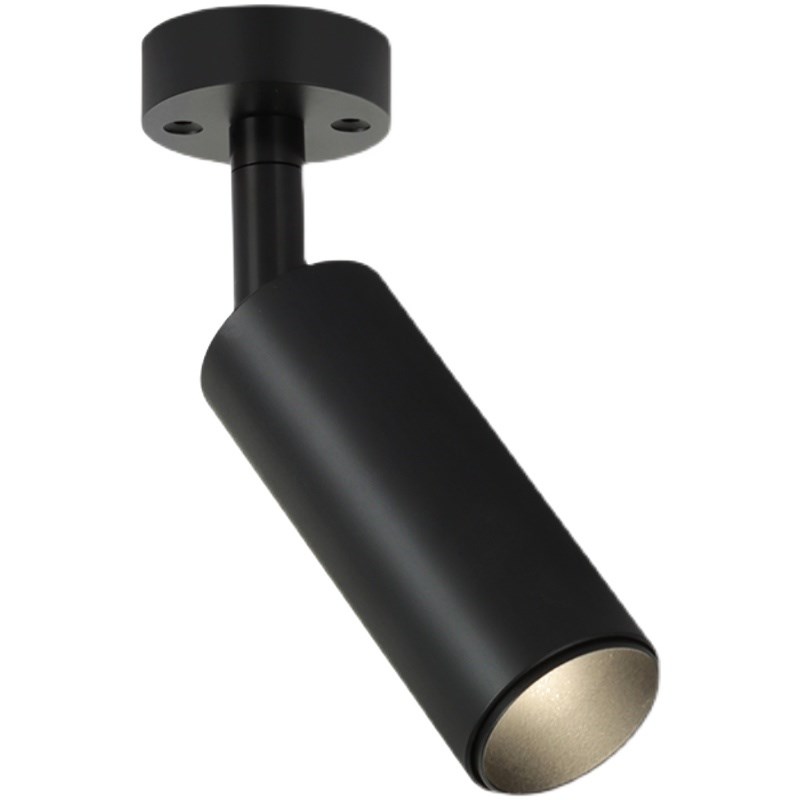 明装轨道聚光射灯LED小角度展柜照明餐桌高显指8度小光束角