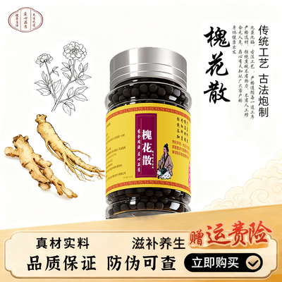 槐花散 传统配方中草药炒槐花侧柏叶荆芥穗麸等熬制 真材实料清肠