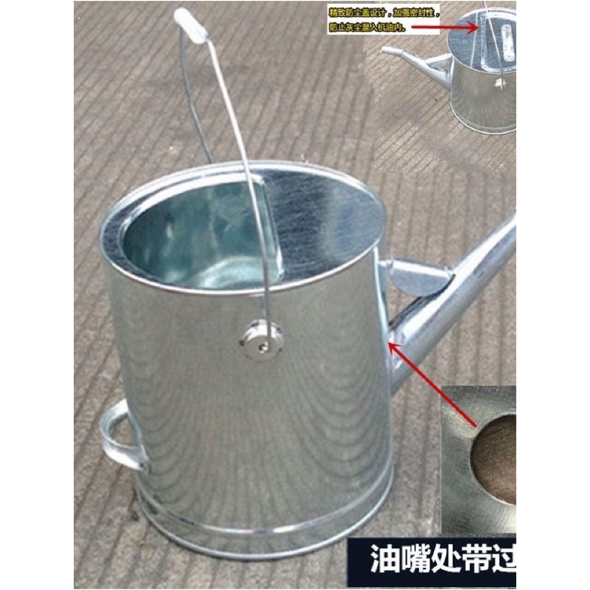 加厚加油桶壶长嘴桶带漏斗白铁皮桶带盖带滤网加油壶手提便携皮桶