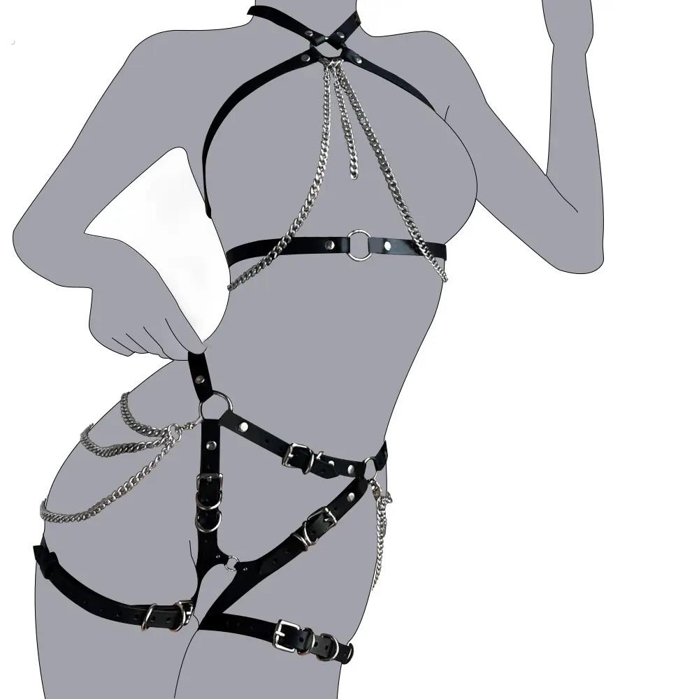 项圈女高级感穿戴男女颈环choker颈带女性手铐性感另类玩具铃铛