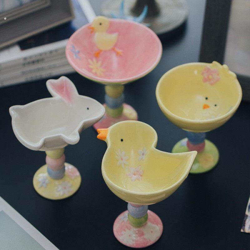 可爱碗具套装家用日式陶瓷餐具创意宠物碗陶瓷碗套装甜品碗,餐饮具,碗,淘宝优惠券,粉丝福利购,淘宝优惠卷