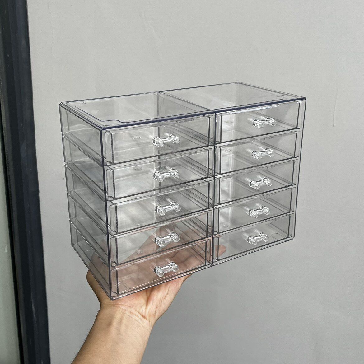 抽屉式手串盒大容量多层防尘首饰品文玩水晶手镯手链高级展示柜