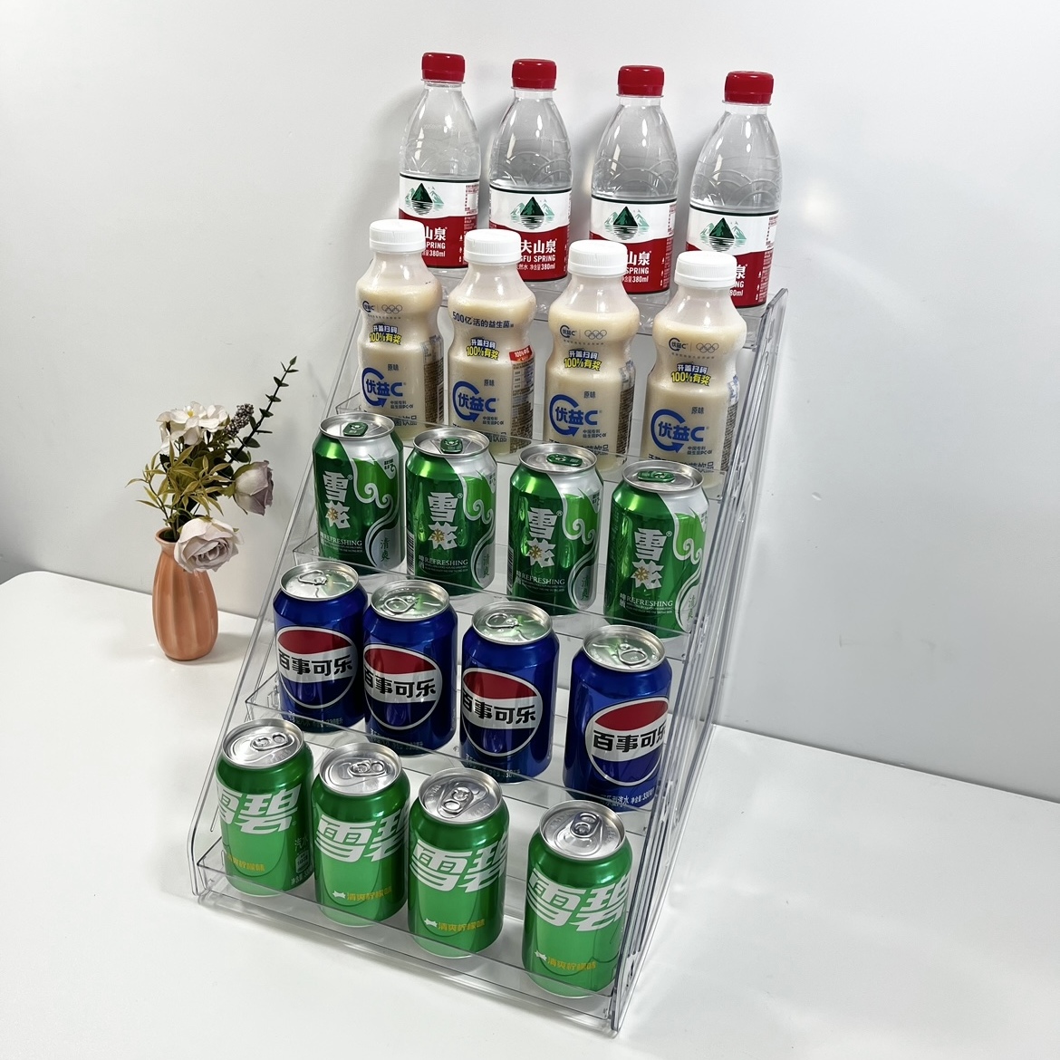 阶梯置物架饮料收纳架