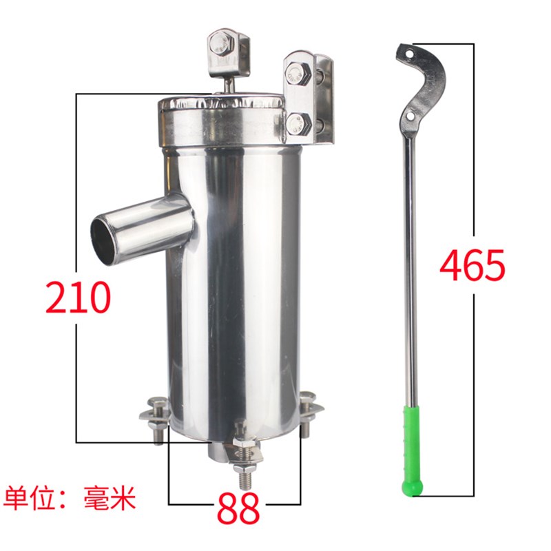 压水井手动摇水泵家用吸水泵机井水泵头自吸泵不锈钢手压泵摇水器