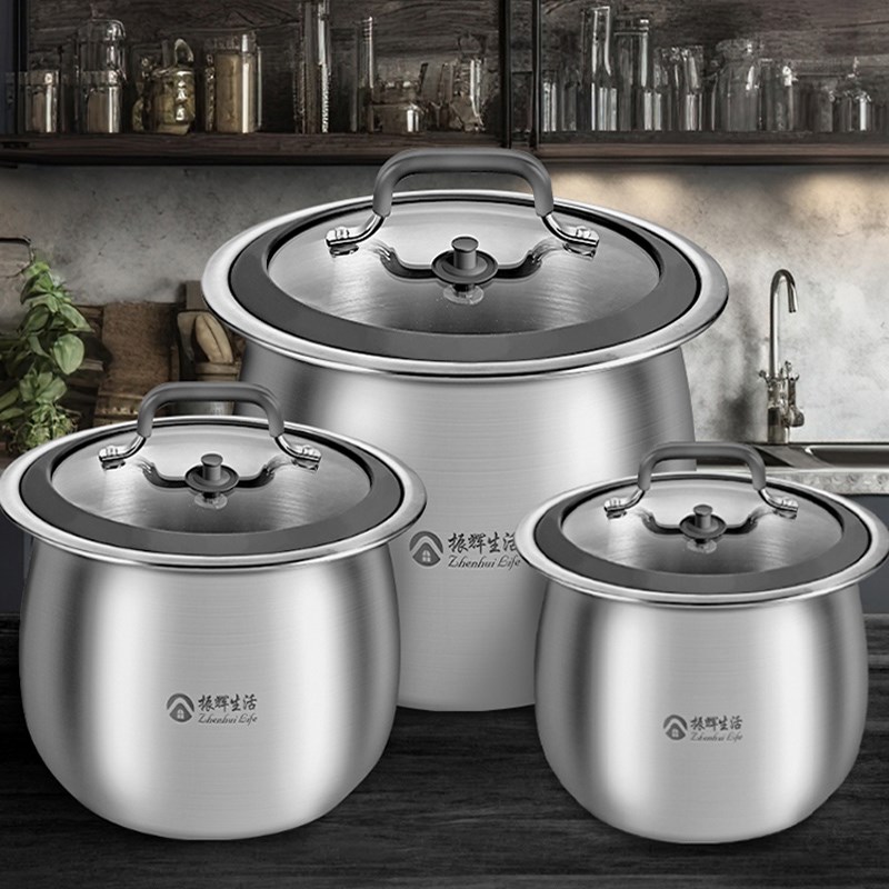 米桶家用防虫防潮密封304不锈钢食品级加厚收纳五谷杂粮面粉米缸