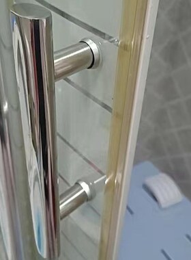 卫生间加厚玻璃门304拉手淋浴房拉手浴室移门把手孔距145MM不锈钢