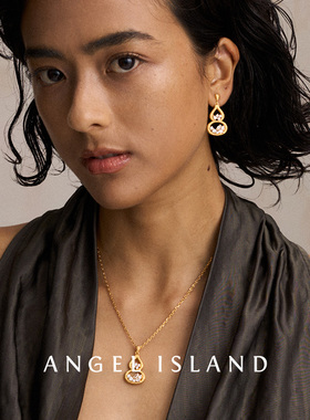 ANGELISLAND鎏金葫芦项链