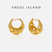 ANGELISLAND 直播专属 曼哈顿耳环轻奢高级感拉丝编织个性