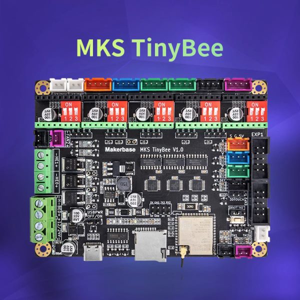 MKS TinyBee小蜜蜂3D打印主板ESP32 WIFI MINI12864 双核微处理器