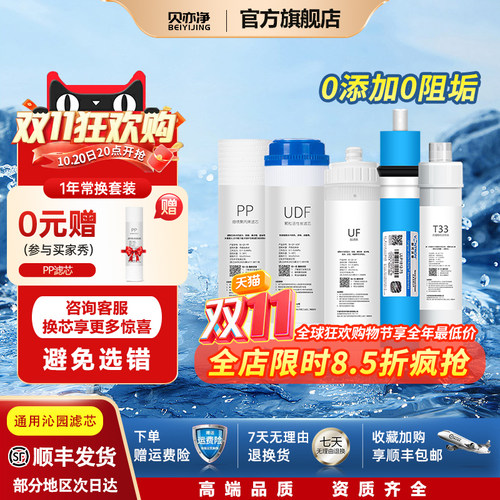 适配沁园净水机器滤芯RU-185A/RU-185B/RU-185J/RU-185F/RU-185H