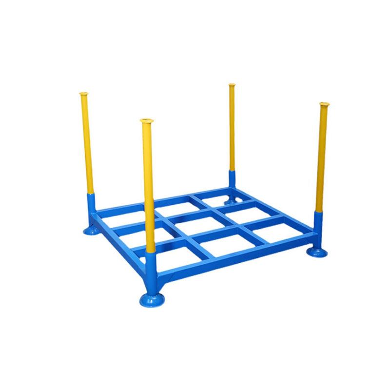 现货折叠式巧固架布料物流冷库架配件堆垛架钢仓库托盘制移动货架