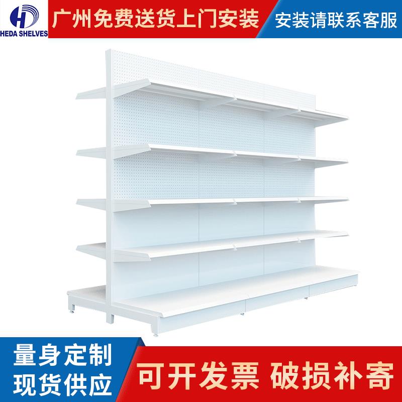 超市仓储货架双面零食母婴玩具置物架商超货架便利店仓库货架