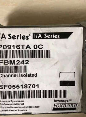 Foxboro福克斯波罗FBM242 P0916TA F议价