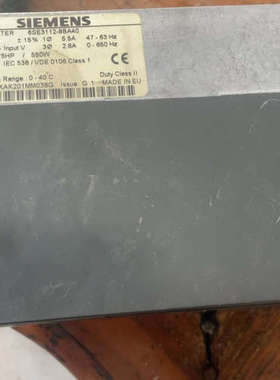 变频器6SE3112-8BA40要的来 有两台议价