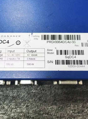 DANAHER MOTION SqDC4 SynqNet D议价