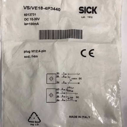 西克传感器 VSVE18-4P3440产品号：601373议价