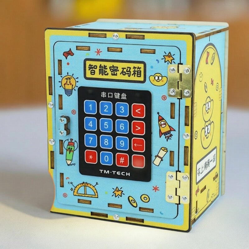 厂家直销探梦stem科学小手工科教玩具diy智能密码箱科技小制作图片