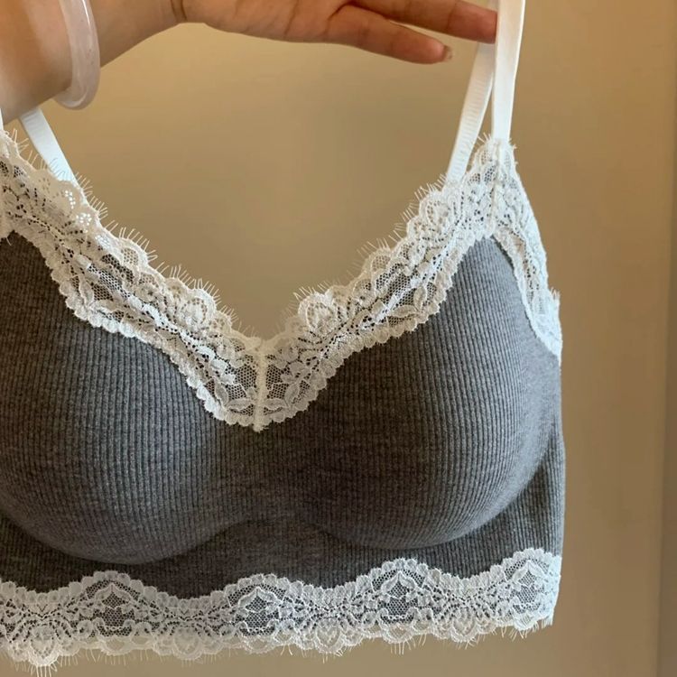 无痕内衣女小胸聚拢一体式固定杯运动美背心式保暖冬季磨毛文胸罩