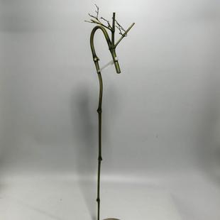 龙挂香竹架子原材料竹丫手工DIY竹子材料龙头挂香实心竹空心竹