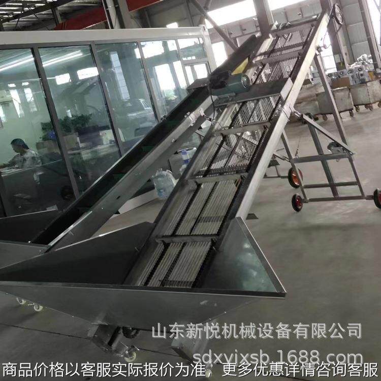 220V家用小型玉米棒输送机 皮带式玉米上棒机 双链条玉米上囤机