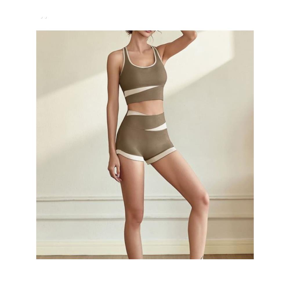 高腰泳裤女新款速干潜水保守单卖四角短裤显瘦透气黑色泡温泉健身