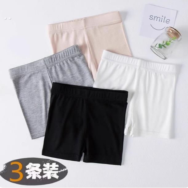 夏天打底安全裤儿童冰丝配裙子保险内裤女童夏季薄款拉丁芭蕾三分