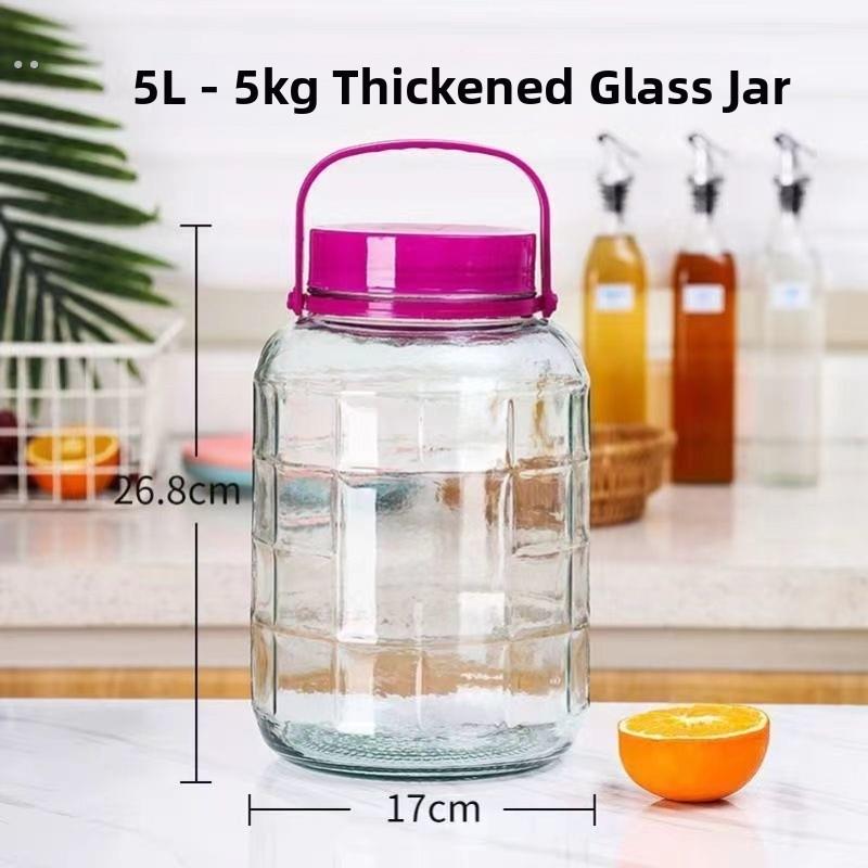 泡酒专用酒瓶：玻璃瓶、空瓶、泡菜瓶、家用腌菜瓶、密封瓶、大容