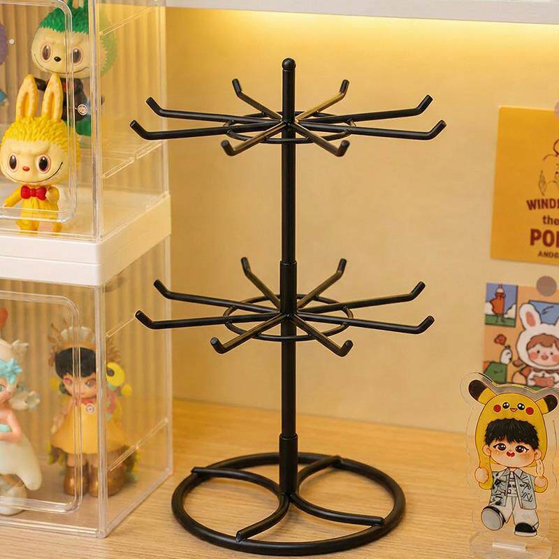 入户钥匙挂架创意摆件汽车钥匙扣挂架收纳家用玄关置物展示架子