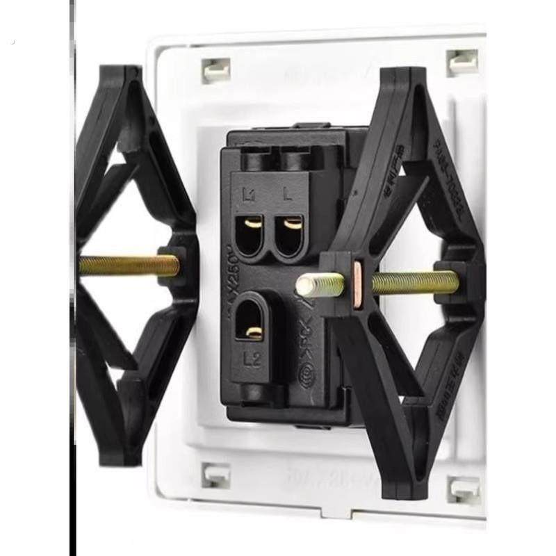 固定面墙插座卡扣丝底底盒固定器墙面面板电源支架开关内盒渐,电子/电工,暗盒修复器,淘宝优惠券,粉丝福利购,淘宝优惠卷