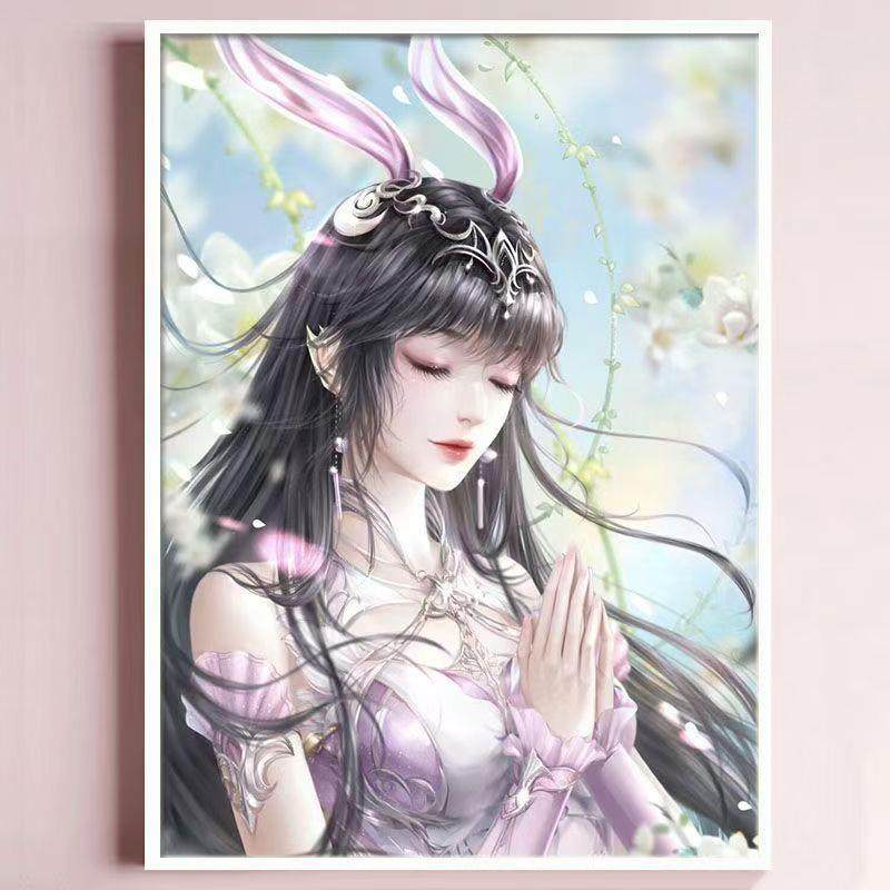 斗罗大陆小舞钻石贴画2026新款手工diy粘贴砖带框客厅卧室装饰画,居家布艺,钻石绣,淘宝优惠券,粉丝福利购,淘宝优惠卷