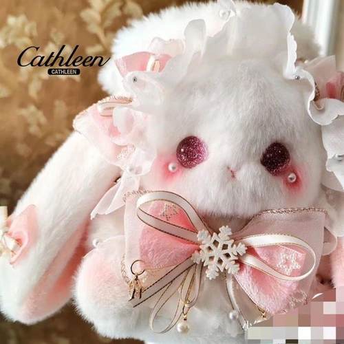 洛丽塔包手作Lolita手作兔包抽绳