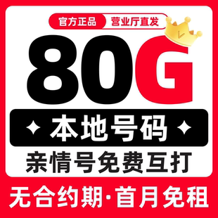 电信流量卡上网卡手机卡通用开热点流量卡星卡纯流量 官网直发