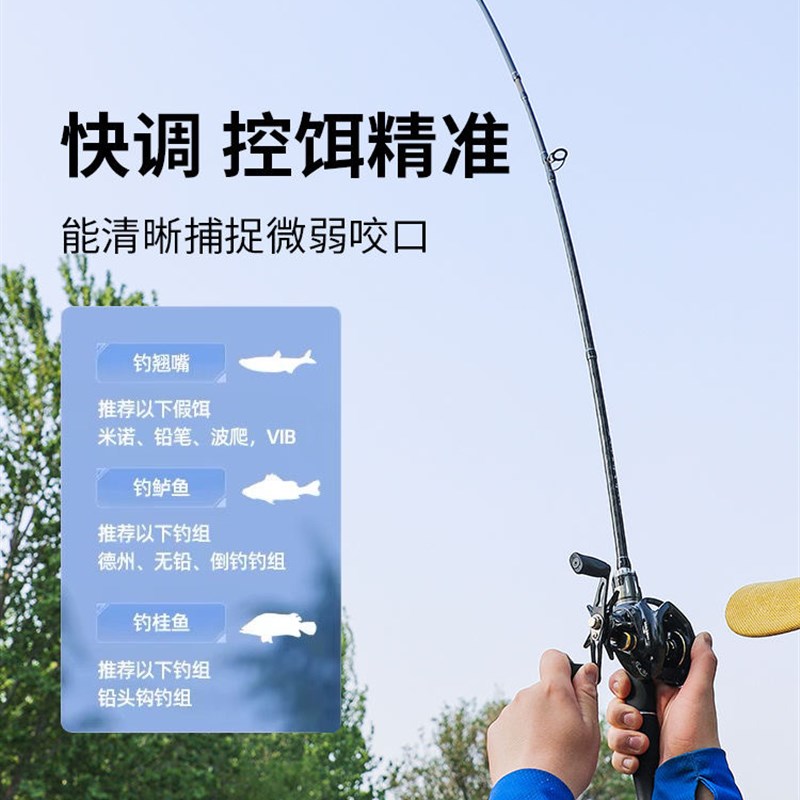 达瓦路亚竿套装全套海竿抛竿直柄单水滴轮纺车轮钓鱼竿远投杆