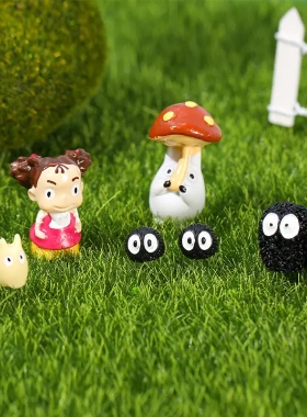 迷你卡通夜光黑炭小煤球灰尘精灵