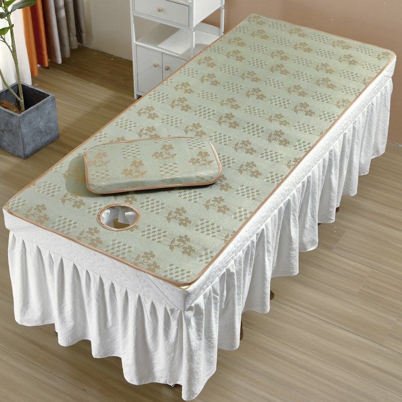 美容床凉席冰藤席美容院冰丝凉席养生按摩床学生宿舍床夏季专用