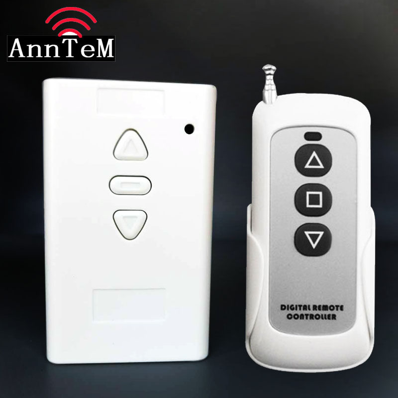 12V-24V-36V-45V直流电机两路正反转无线卷帘电动门遥控控制开关