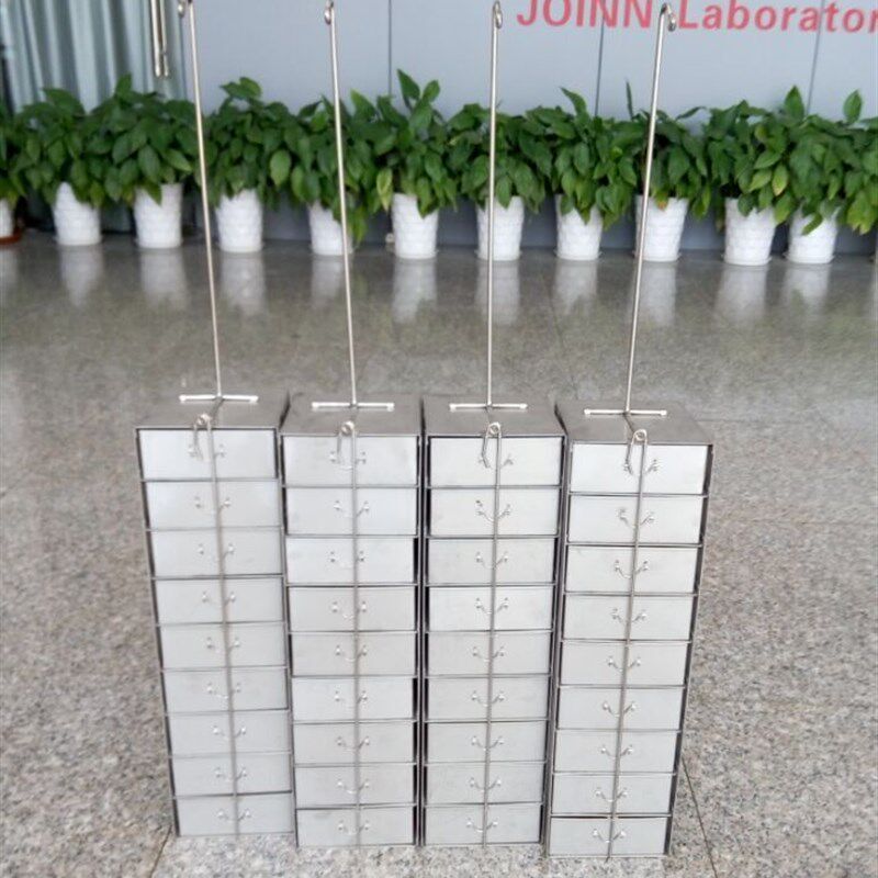 液氮罐提篮不锈钢抽屉式冻存吊架25 40 81格125 200口径专业定制