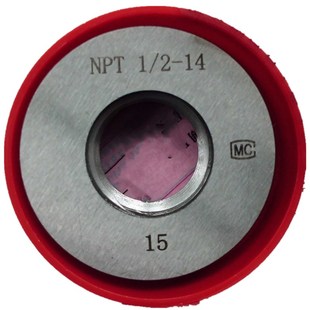 60度美制锥管密封螺纹环规塞规NPT1/8-27/R1/4 RC3/8通止规英制牙