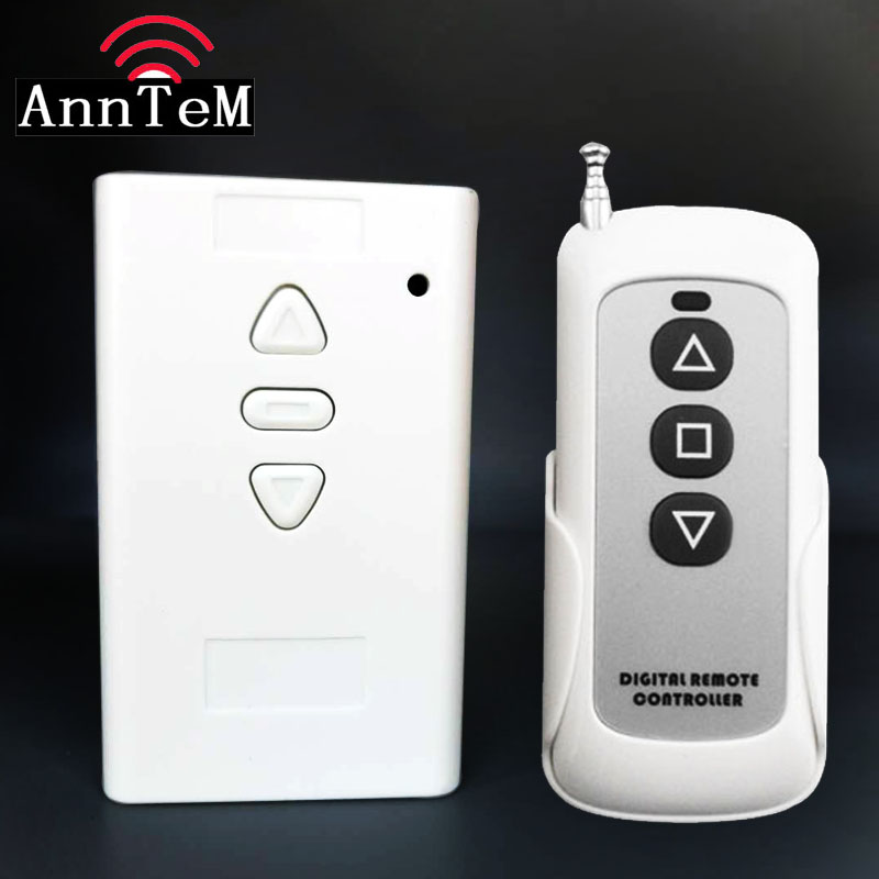 12V-24V-36V-45V直流电机两路正反转无线卷帘电动门遥控控制开关