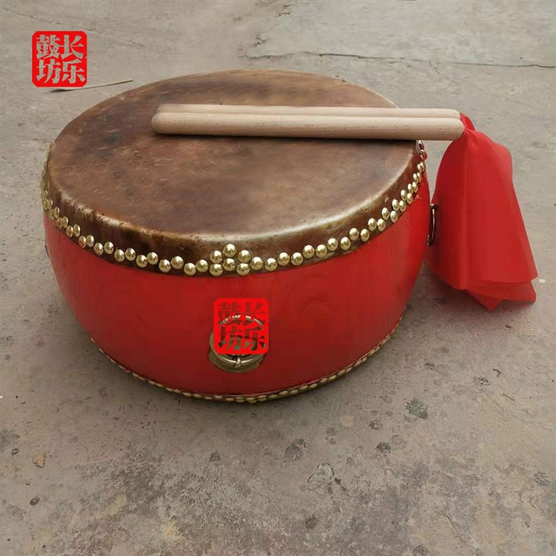 椿木黄牛皮鼓堂鼓牛皮鼓节奏鼓大鼓战鼓寺院鼓法事鼓道士道场锣鼓