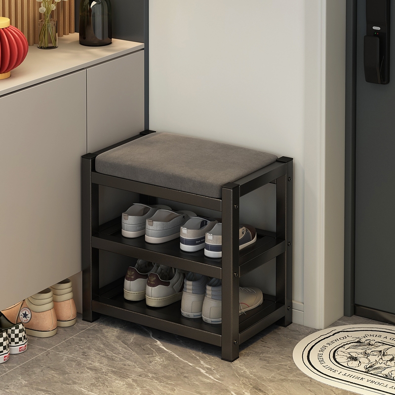 换鞋凳小窄门口简易鞋架子家用穿鞋凳可坐鞋柜坐凳铁艺窄小鞋凳子