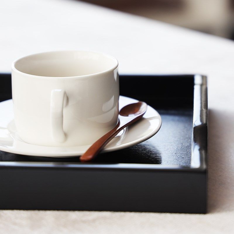 中式黑色木质托盘长方形  家用水杯茶盘托盘端菜盘子饭店餐盘,餐饮具,茶盘,淘宝优惠券,粉丝福利购,淘宝优惠卷