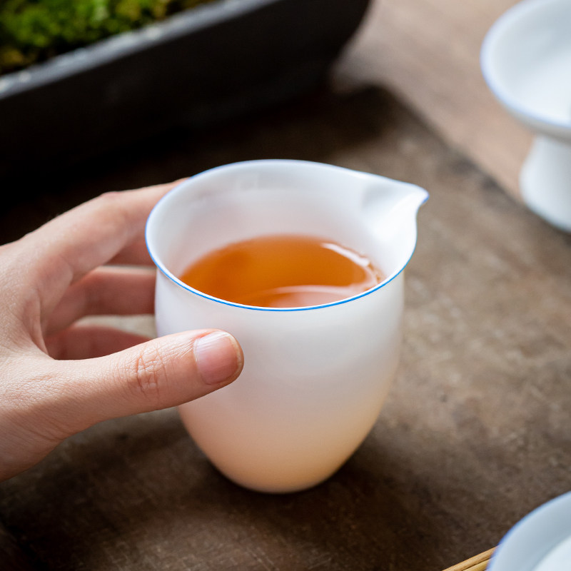 甜白瓷陶瓷功道杯分茶器倒茶器公杯家用功夫茶具,餐饮具,公道杯,淘宝优惠券,粉丝福利购,淘宝优惠卷