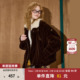 新款 coolhut棕色复古美式 毛领棉服夹克外套潮流冬季 女外套棉衣