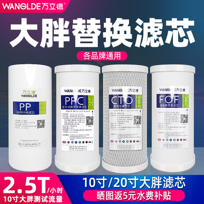 万立德10寸20寸大胖净水替换滤芯