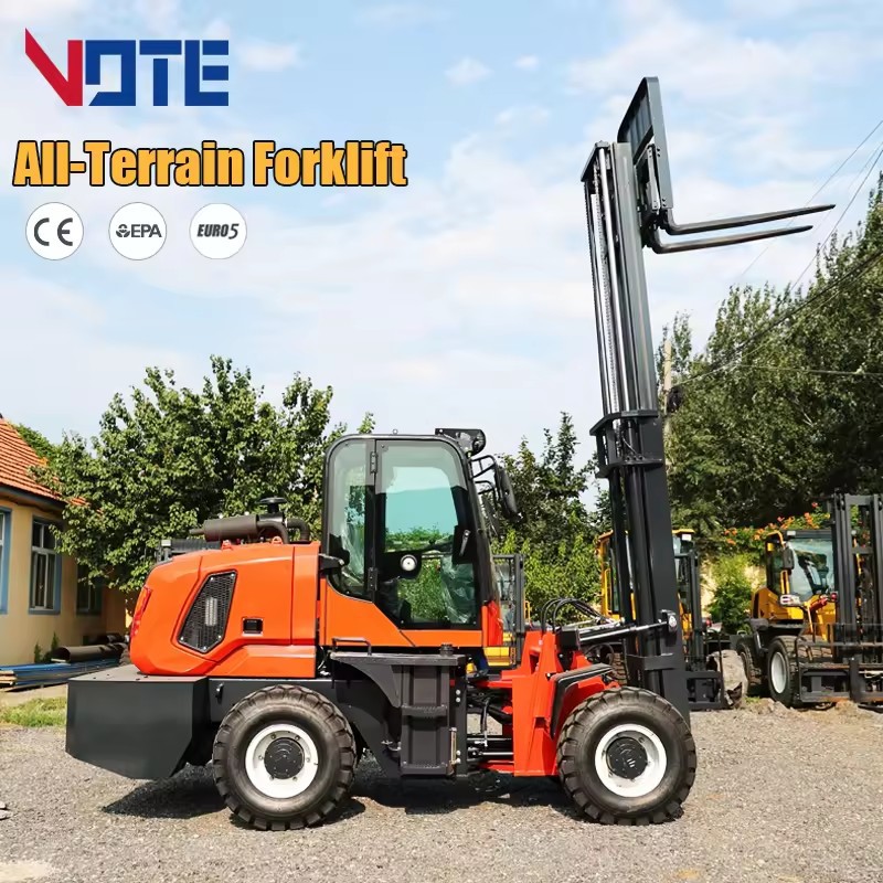 柴油叉车3吨 5吨6吨一体式起重搬运车前移式3.5吨四驱越野叉车