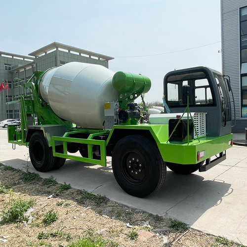 隧道限高用小型水泥搅拌车前后两头开混凝土运输车四不像商混罐车