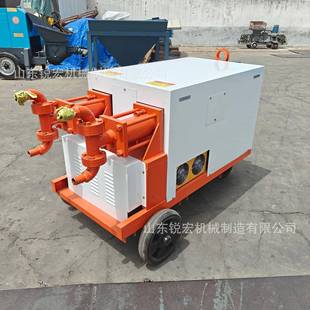 高压双液注浆机WYB双缸水泥灌浆泵11kw隧道地基注浆加固注浆泵