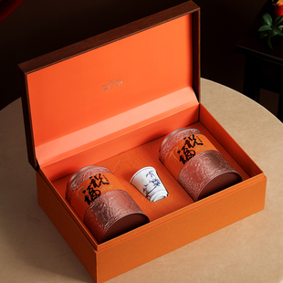 2025安溪高山铁观音礼盒装乌龙茶大红袍红茶金骏眉茶礼茶叶散装-6